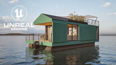 Houseboat - 3D Architecture Animation
