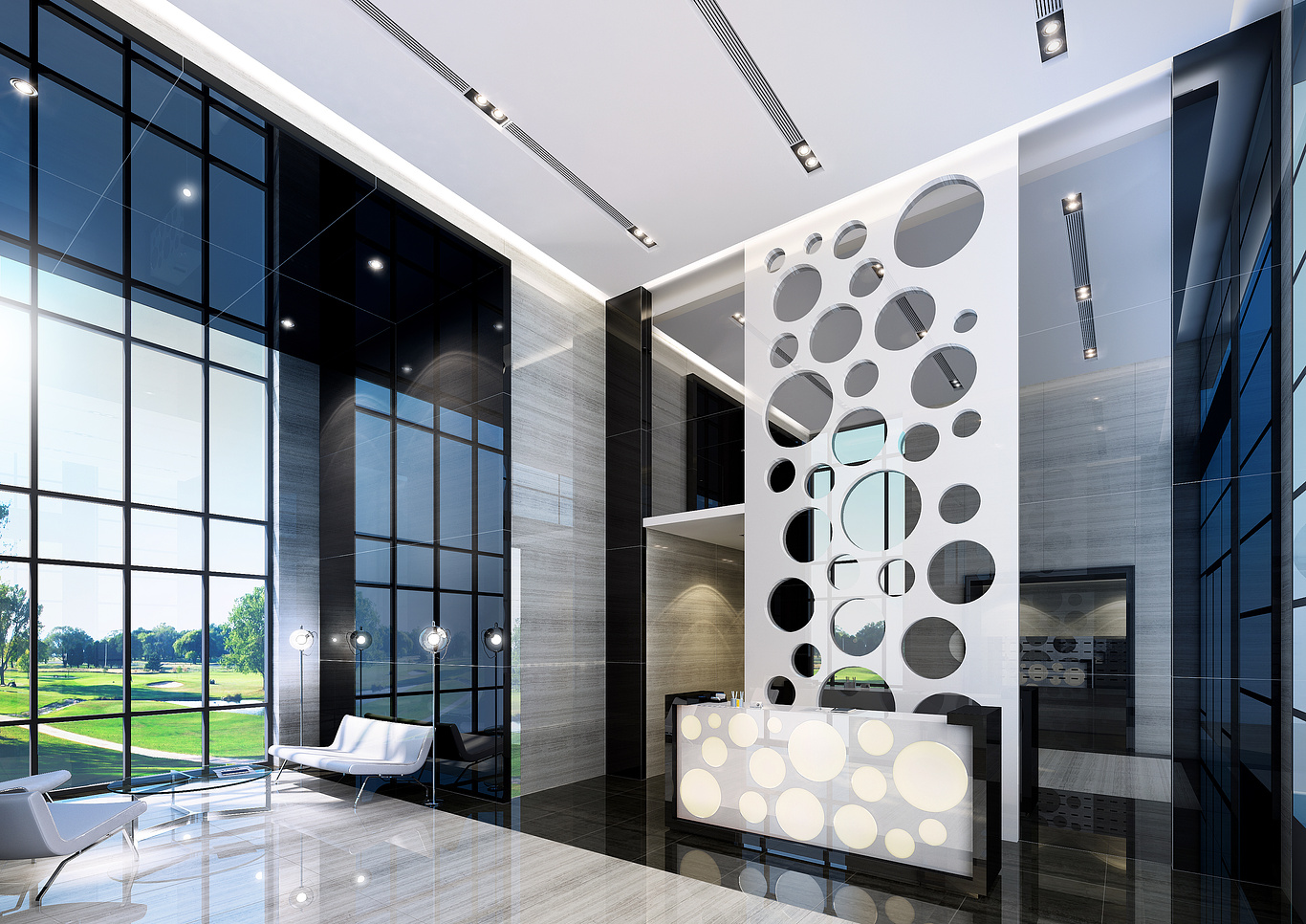 Wuhan Tian Di Lot B9 Residential Entrance Lobby Design Kelvin Yung