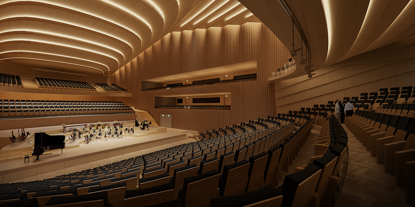 National Concert Hall V.L. A3 Visual CGarchitect Architectural