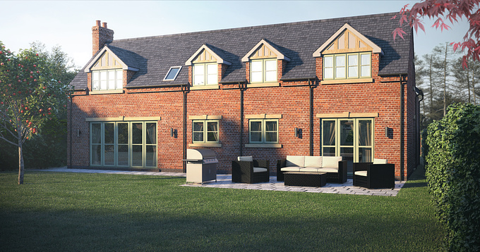 Freelance 3D visualization shot done for a house in United Kingdom.