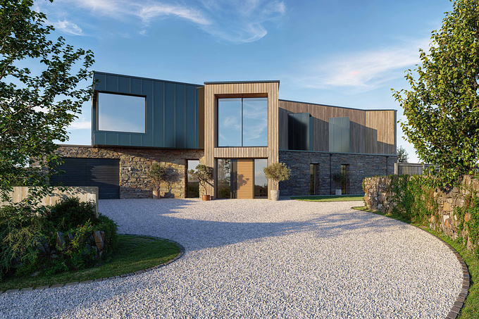 CGIs of a proposed development called Meraki, in Cornwall, UK

Software used - 3ds Max, Vray, Photoshop