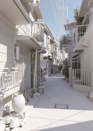 Side street in tokyo