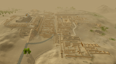 3D Virtual Indus valley Civilization Moen jo Daro