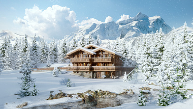 Full CG Architectural Animation | Chalet La Bergerie | Viewzz-studio