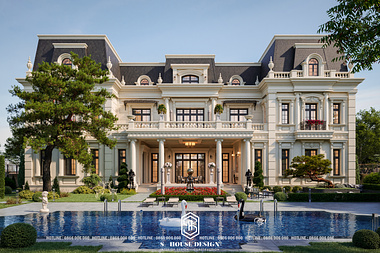  An Chateau Mansion Neoclassical 