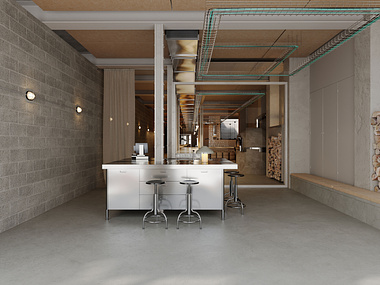 Restaurant Interior Visualization