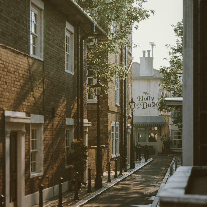 This project started after seeing an image with the beautiful Holy Mount area and the Holly Bush Pub in London. I found the many details that the buildings have just lovely and decided to build it in 3D. Hope you enjoy it and let me know if it feels like the real deal.