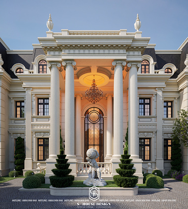  An Chateau Mansion Neoclassical 