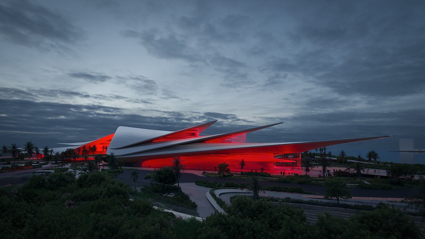 SANYA CULTURAL DISTRICT | ZAHA HADID | ZOA Studio - CGarchitect ...