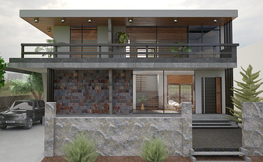 Exterior Render. - Project Oasis