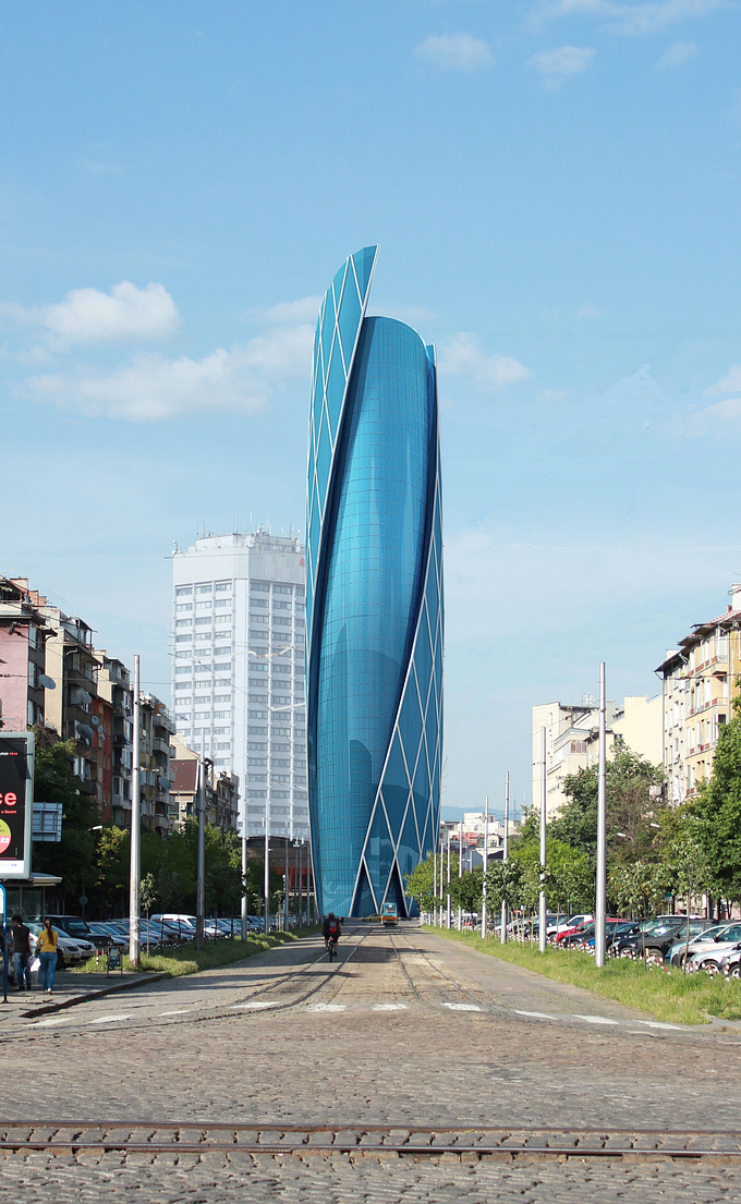 T&N Visual Studio - http://www.tnvisual.com
Rose tower - skyscraper in Bulgaria - Macedonia square.