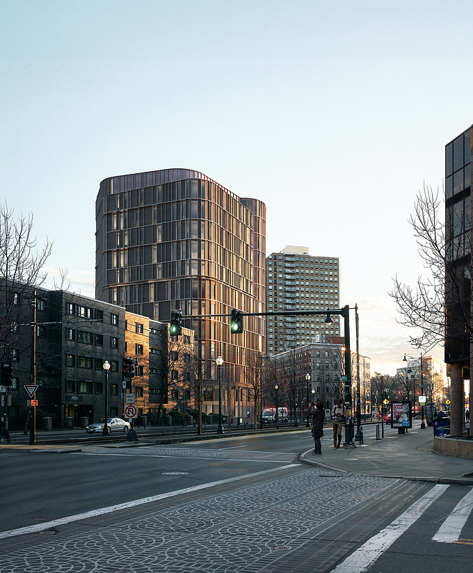 Wentworth Institute of Technology is a university in Boston, with plans to construct a brand-new dormitory for the campus, promoting the unique culture the University has to offer.

The new residence halls on 630 Huntington Ave. are designed by Boston locals SGA architects, with images of the corner high-rise provided by Brick Visual.