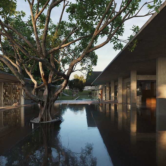 Visualization for IH Residences. The luxury housing located in Bandung, Indonesia. This building designed by Andra Matin