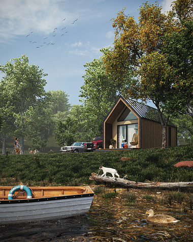 Rendering of a Cabin