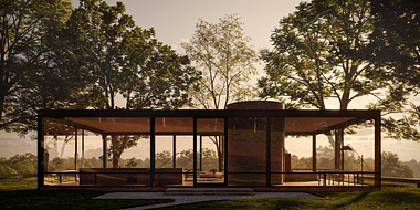 Philip Johnson glass house