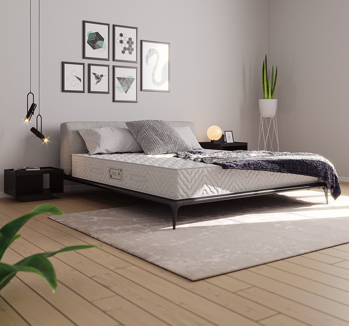 Mattress Visualization for Advertisement Product.