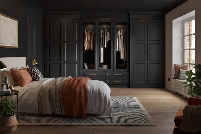 We've got an excellent dark, moody bedroom render to show off this week. This is a re-style of one of our existing interiors, but our our designers did such a good job creating a cosy, darkened space full of luxury and sophistication that it deserves some recognition. There's some great looking bedding on this one too which one of our artists loved sculpting.

More like this > https://www.pikcells.com/gallery/furnishings