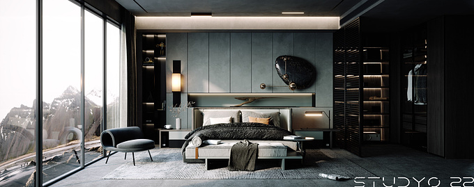 Yatak Odası Tasarım
Bedroom Design
- Type: Bedroom Design 
- Software Used: 3dsmax 2019 / Corona Render
- Role: Interior Design, Modelling and Visualization
- Year: 2022

Follow me:

İnstagram: https://www.instagram.com/studyoo22/?hl=tr

Behance: https://www.behance.net/Studyo22

Facebook: https://www.facebook.com/Studyoo22

Youtube: https://www.youtube.com/channel/UC0iIUsCaWObuaiUZyV3SLIg

Artstation: https://www.artstation.com/studyo22

Twiter: https://twitter.com/Studyo22