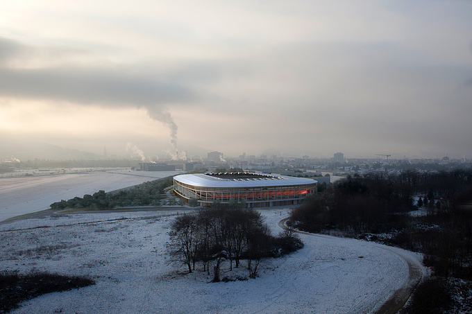 Competition SC stadium in Freiburg.
Client: Sacker architects

© Nightnurse Images