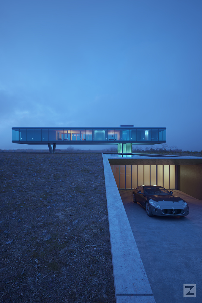 Work of practice and tribute to an emblematic project of architecture. 
3dsmax, vray, photoshop