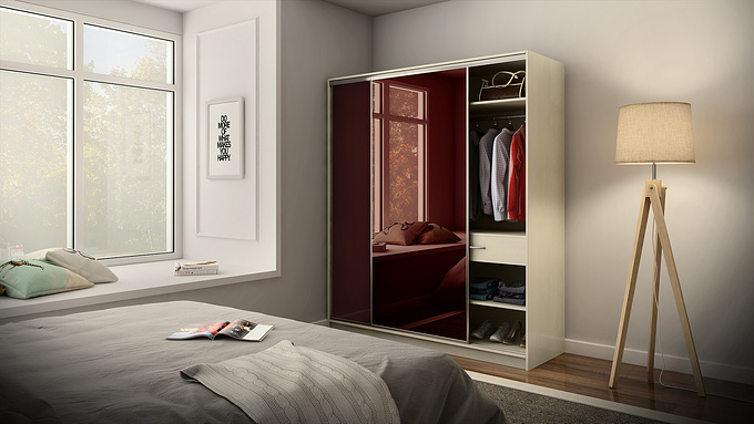 http://www.fussonstudio.com
Hello,

This is my first post in CGArchitect. This is one of our recent renderings for our client. We made this room setup to showcase the wardrobe in a used envinronment.

Hope you like it.