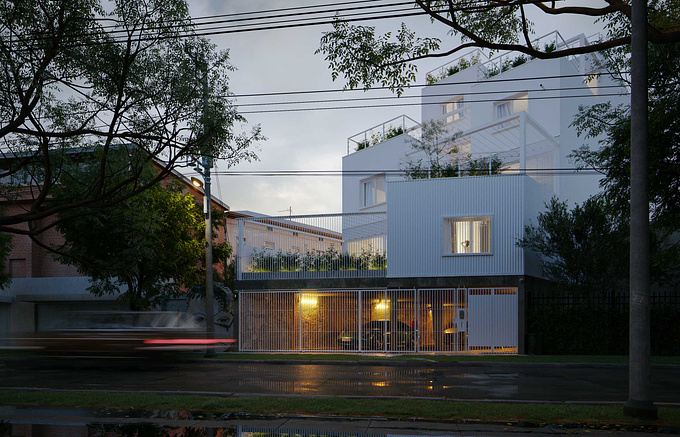 These are images of the Commodore Apartment Building in Argentina, designed by Planta. We worked on it during some free time in the last couple of days. Hope u like it.