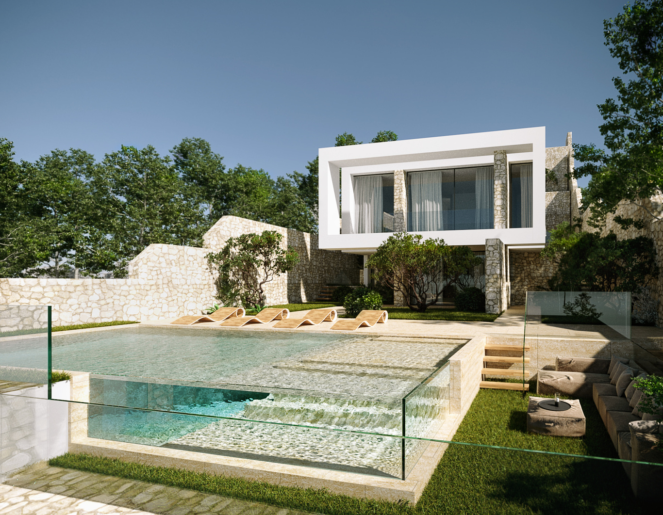 Exterior Pool | RenderMack - CGarchitect - Architectural Visualization ...