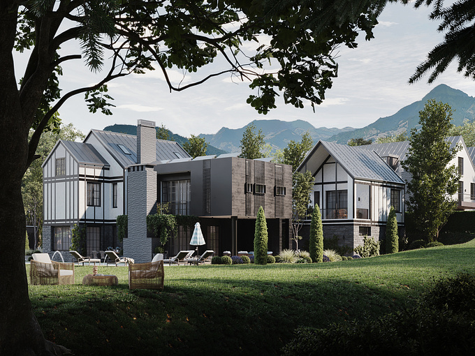 Exterior Visuals for a Luxury Villa located in Mullet, Tirane.