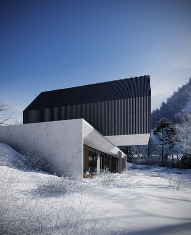 3D Visualization of a Ski Chalet