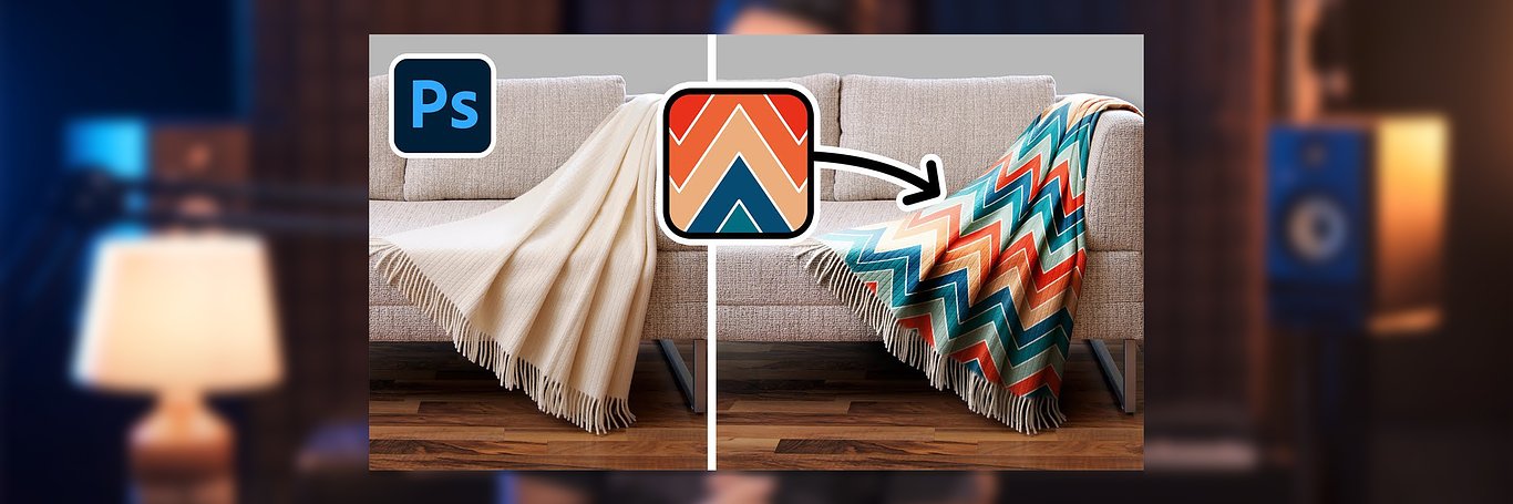 Add any pattern to any fabric in Photoshop