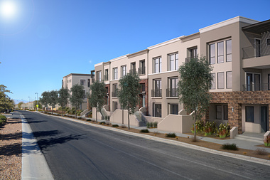 Town Home Renderings in Las Vegas, NV