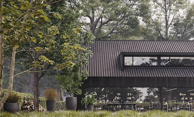 Black Barn 🏡🌲
Architects: studio] [Space architecten 
3d modeling and rendering: Alireza Khoshpayam
Software: 3ds Max, Chaos Corona, Quixel Megascans
( @autodesk_me @chaoscorona @quixelofficial) 
Location: Goirle, The Netherlands 
Area:  400 m² 