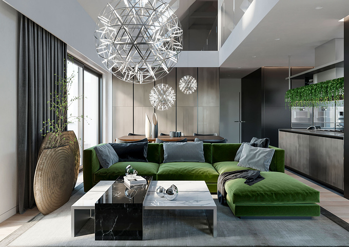 ALIVE design - http://www.alive-design.com.ua
"CHROME" apartment
Design by ALIVE design 
Location : Krakow Poland