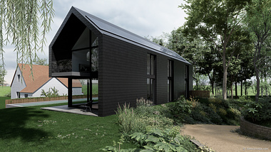 Black Anthracite House Project