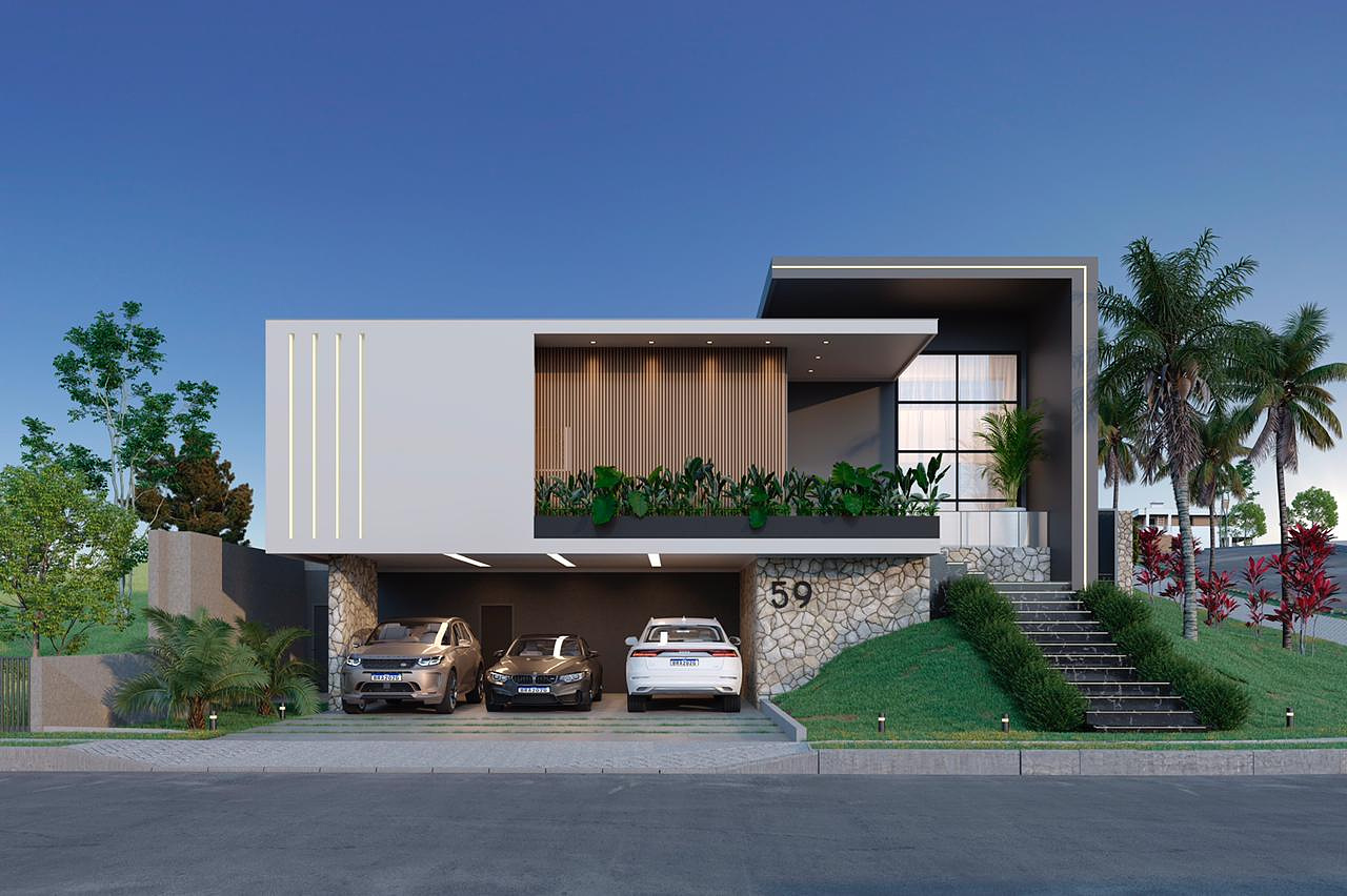 Alphaville House | Amanda de Figueiredo - CGarchitect - Architectural ...