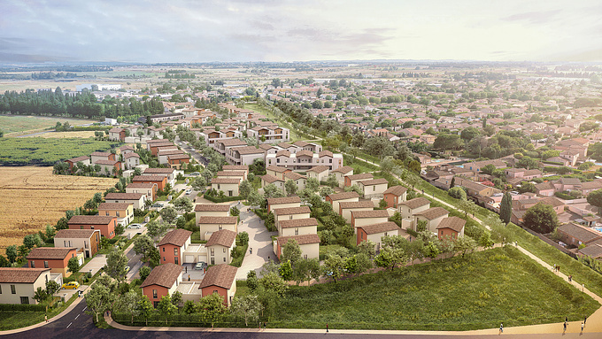 Housing urban project - South of France