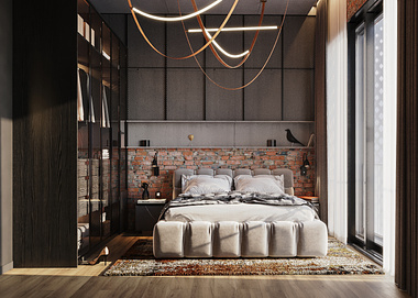 Industrial Apartament | Interior Design & Renders
