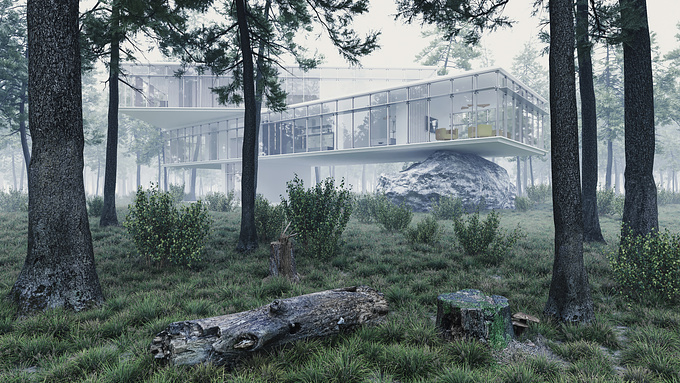 Krosa - http://
THE FOREST VILLA
Design: Besim Krosa
Visualization: Besim Krosa (Krosa)