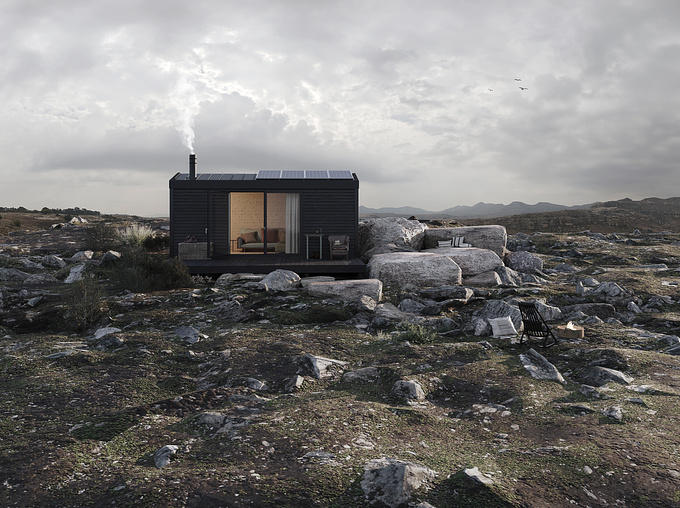 A MODERN CABIN 
BY PEDRÊS (PT)
SOMEWHERE