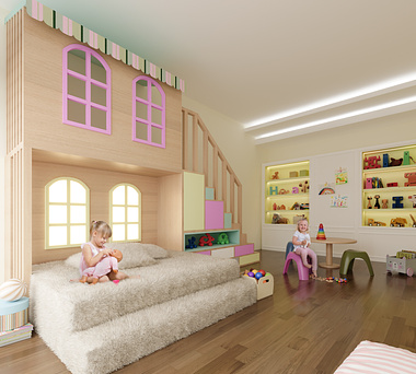 Kids Bedroom Design & Visualisation
