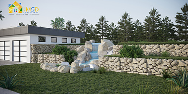 Landscape 3D Design Rendering Project in Buford Georgia