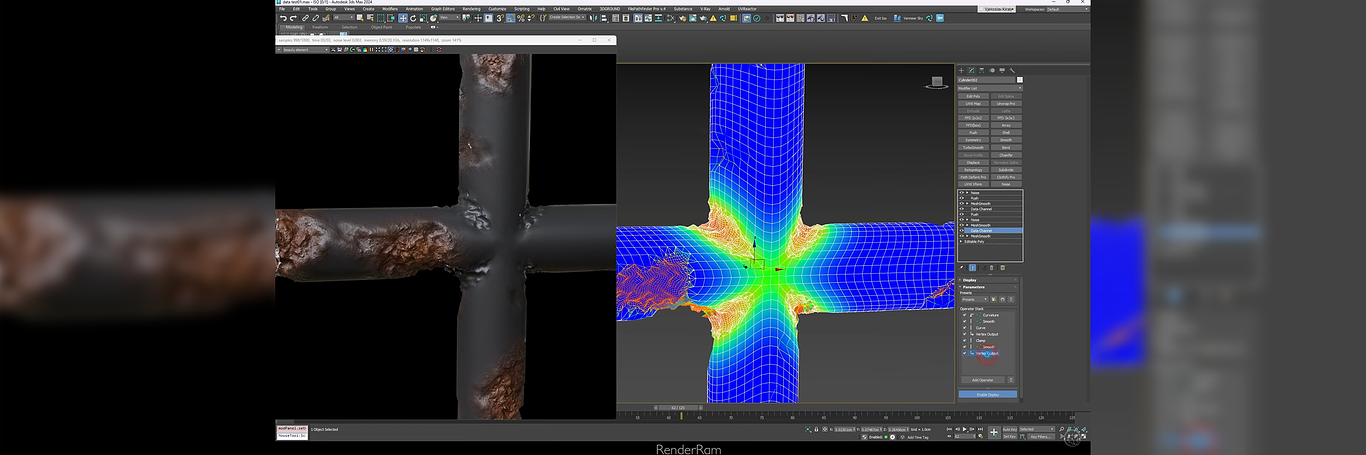 Procedural Rust in 3ds Max with Data Channel