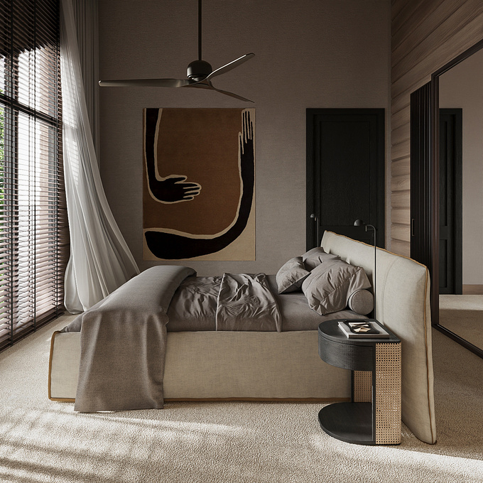 A set of bedroom visualizations.

Client: 
Anastasia Bozhinskaya Interior Design Studio
Special - Style Design Studio