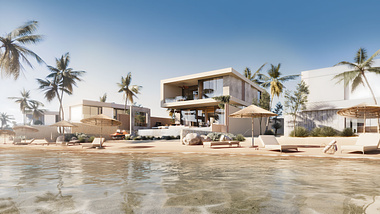 Durret Al Arous Beach House - Visuals for Majid Harassani Architects