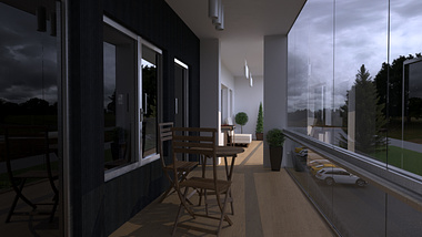 Exterior rendering