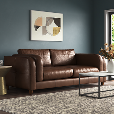 leather sofa