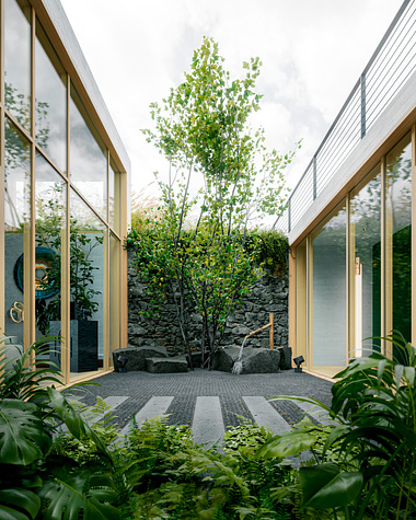 Villa in Azores: The zen garden