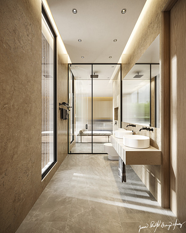 Bathroom Contemporary House - Practice 31