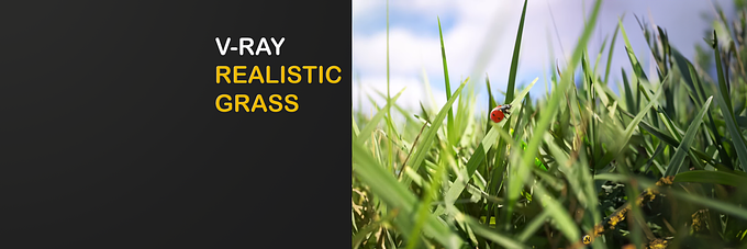 Realistic grass with V-Ray