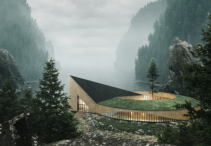 ARCHITECTURAL 3D VISUALIZATION
​ArtWork-Exterior|Fjord Gallery|Render|Norway